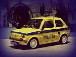 Fiat 126P milicja DeA