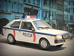 Volvo 343 policja DeA