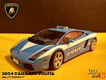2004 Lamborghini Gallardo Polizia Blue/White / 1:43 / AutoArt