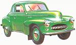 Mосквич-403Э-424Э. 1951 год. Спортивное купе. Сделано 2 штуки.