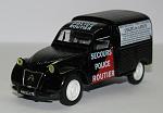 Citroen 2CV AZU Fourgonnette (Norev/Hachette) - Police, Secours Routiers, 1954