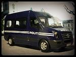 VW Crafter politi Denmark Minichamps