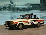 Volvo 240GL 1986 Politi Norway Minichamps